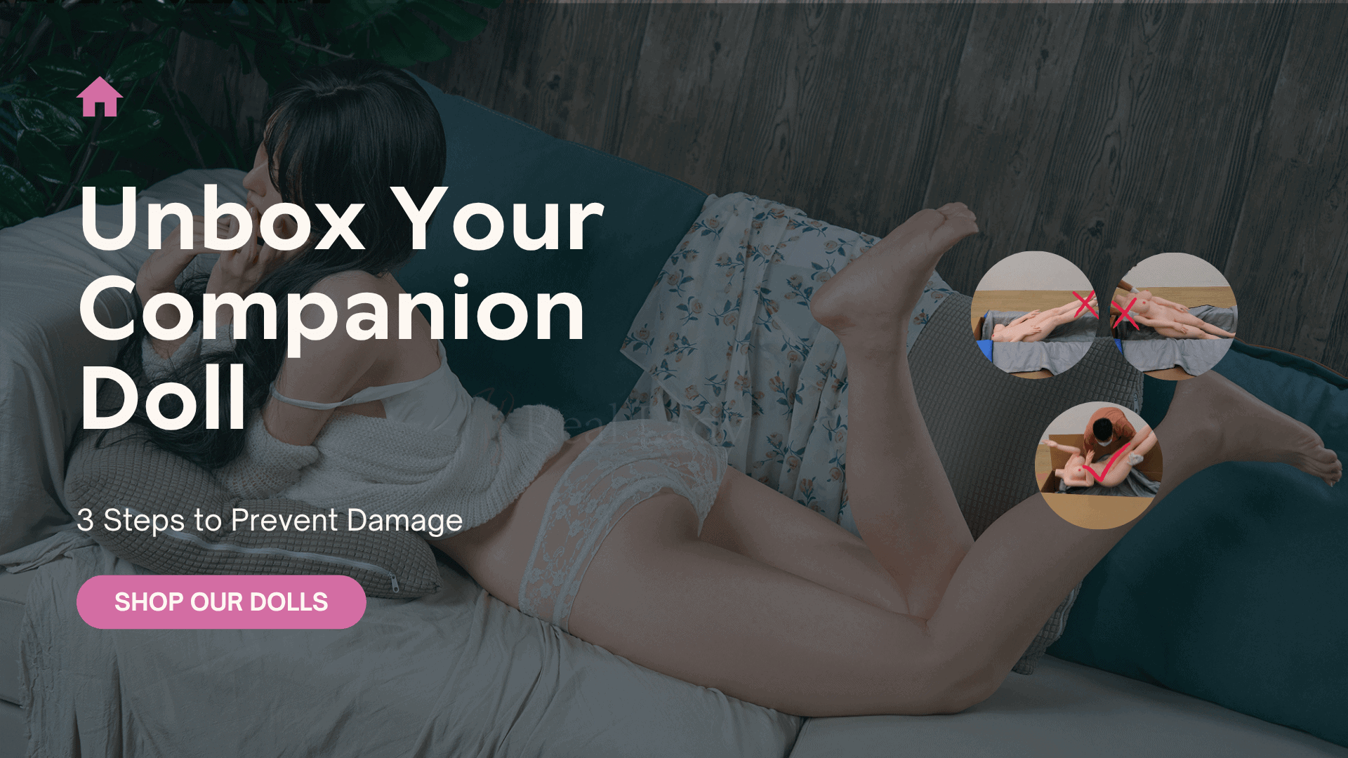 Realistic full-body companion doll with detailed facial features and realistic skin tone, dressed in casual clothing, positioned on a bed for realistic posing and interaction.