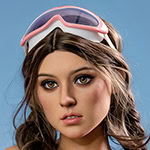 Beach Girl with Sunglasses