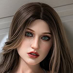 Realistic Female Doll with Long Brown Hair