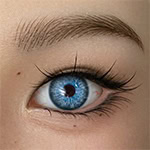 Realistic Blue Eye Doll