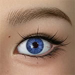 Bright Blue Eye