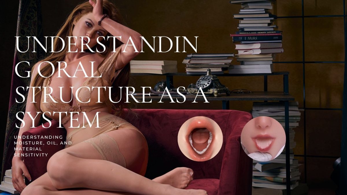 Close-up of a realistic doll's mouth with detailed oral anatomy, highlighting the oral structure as a system for enhanced realism.