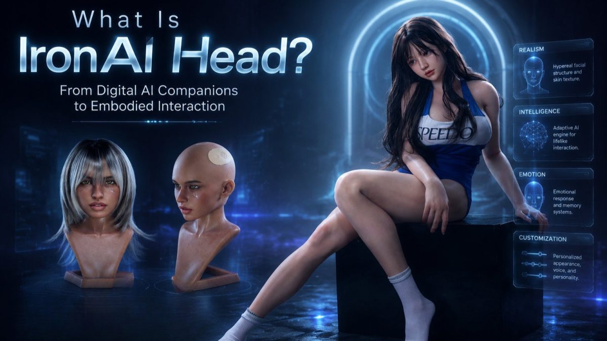 A young woman with long dark hair, wearing a blue and white sports outfit, sitting on the floor in a futuristic setting with digital graphics.